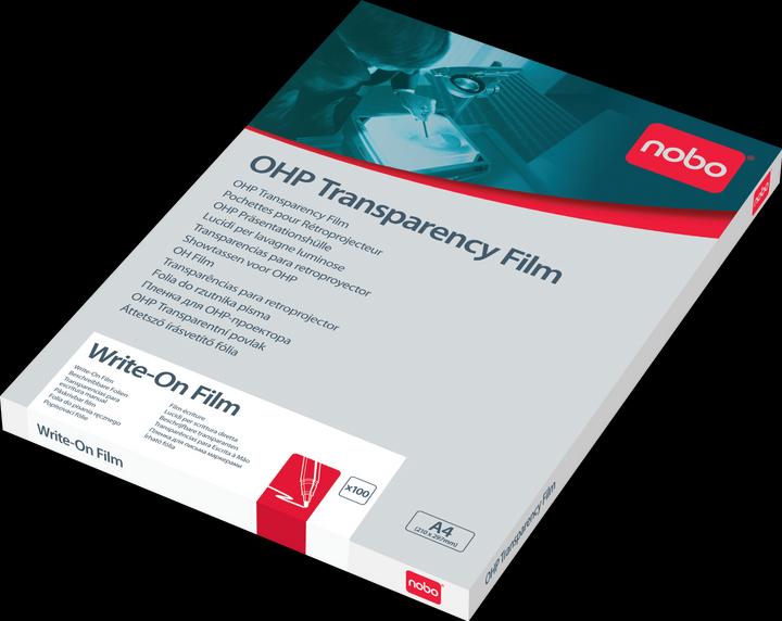 Actual product image Kensington NOBO writing film, DIN A4, transparent, 120 my for direct writing with all OHP-markers, with Pap (100 x)