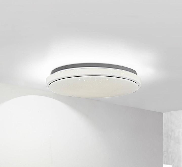 Actual product image Lindby Glamo LED ceiling lamp IP44 with star effect (2700 lm)