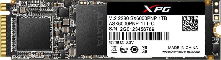 Image du produit Adata XPG SX6000 Pro (1000 Go, M.2 2280)