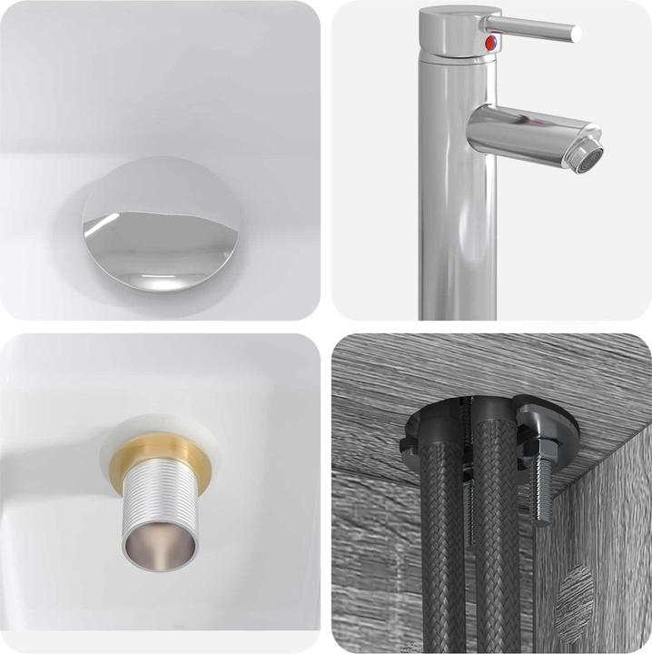 Produktbild vidaXL Badezimmer-Aufbewahrungsmöbel