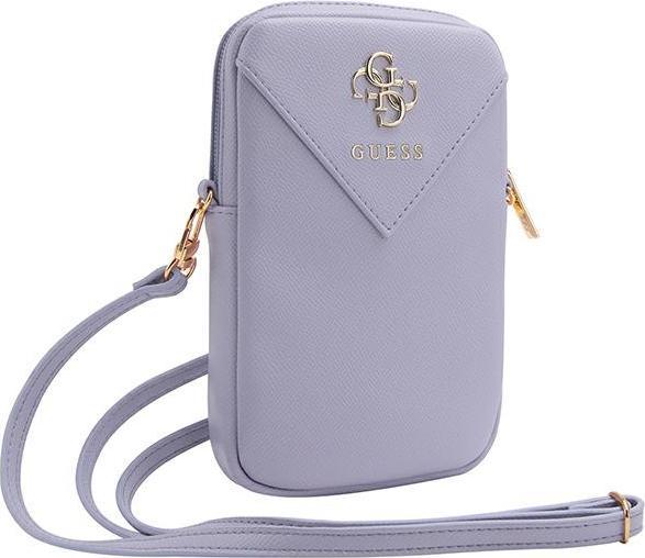 Guess PU Grained 4G Metal Logo Wallet - purple