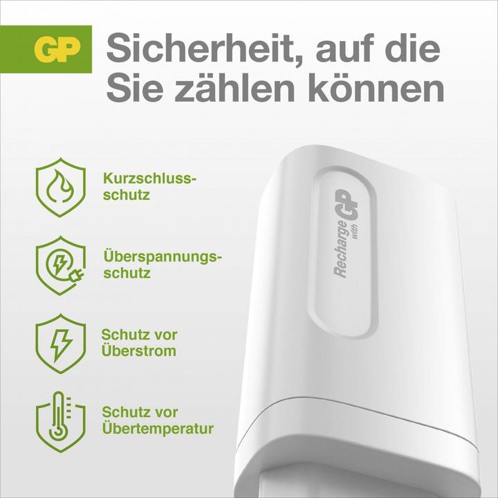 Image du produit GP Batteries GP GaN Adaptateur de charge rapide USB 65W PD 2xUSB-C & 1xUSB-A blanc (65 W)