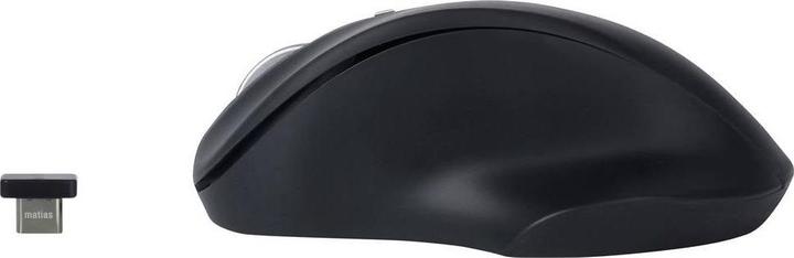 Productafbeelding Matias M20DCBB Ergonomische Maus Kabellos Optisch Schwarz 4 Tasten 1000 dpi (Draadloze)
