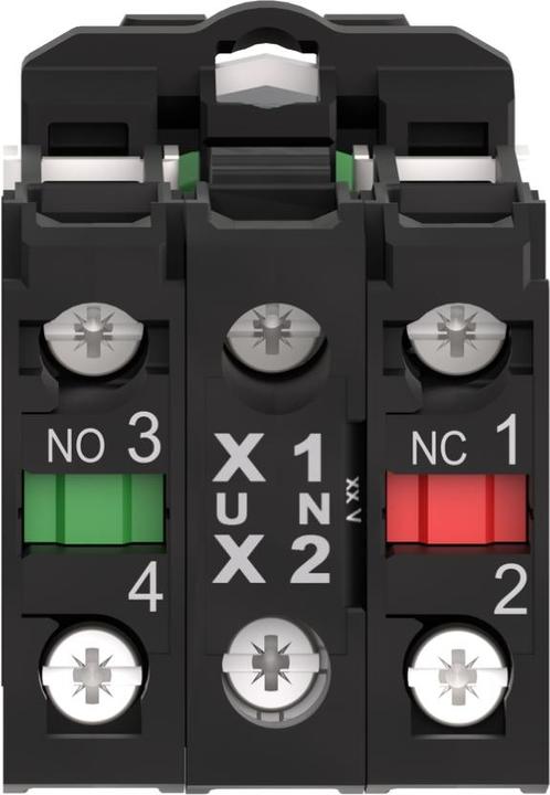 Produktbild Schneider Electric Drucktaste beleuchtet blau