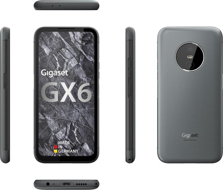 Produktbild Gigaset GX6 PRO (128 GB, Titanium Gray, 6.60", Dual SIM, 50 Mpx, 5G)