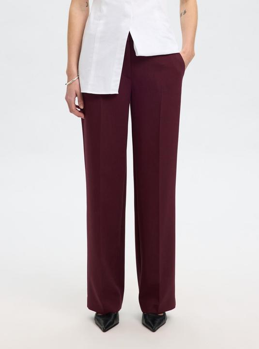 Produktbild Selected Femme Slfrita Mw Wide Pant Mel Noos (44)