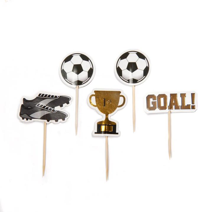 Image du produit Creative Party Pics cupcake toppers Football (12 pcs)