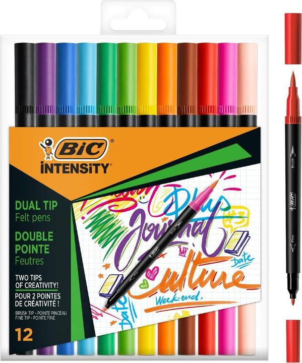 Produktbild Bic Fasermalstift Dual Tip (12x)