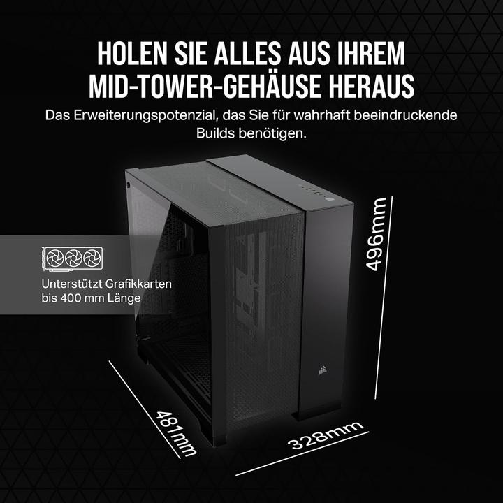 Image du produit Corsair 6500D Débit d'air (ATX, E-ATX, Micro ATX (mATX), Mini-ITX)