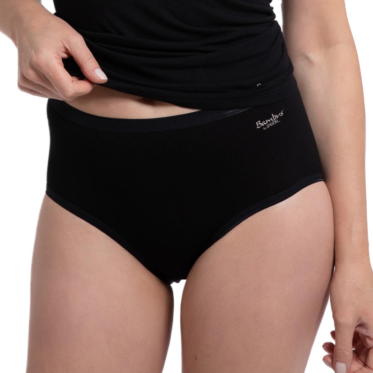 Thumbnail - Speidel, Damen, Unterhosen, 3er-Pack Bambus Midi-Slip, Schwarz, (46, 3er Pack)