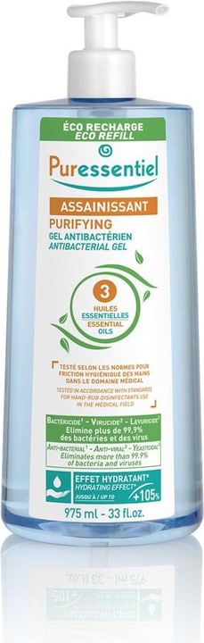 Immagine prodotto Puressentiel Gel reinigend antibakteriell mit 3 ätherischen Ölen (975 ml)