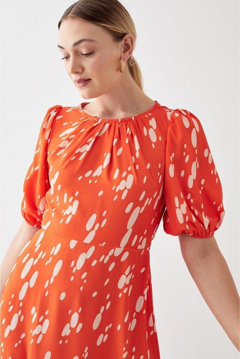 Produktbild Dorothy Perkins Gepunktetes Grosses Gepufftes Midikleid (40 D)