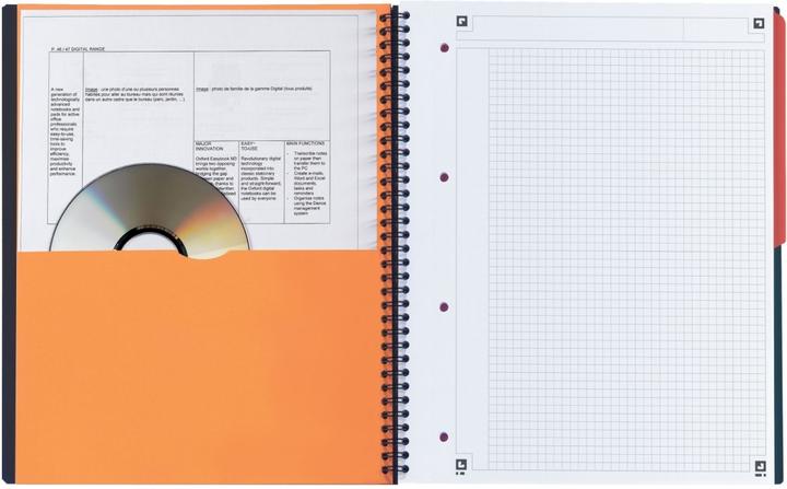 Actual product image Oxford College notebook International Activebook (Checked)