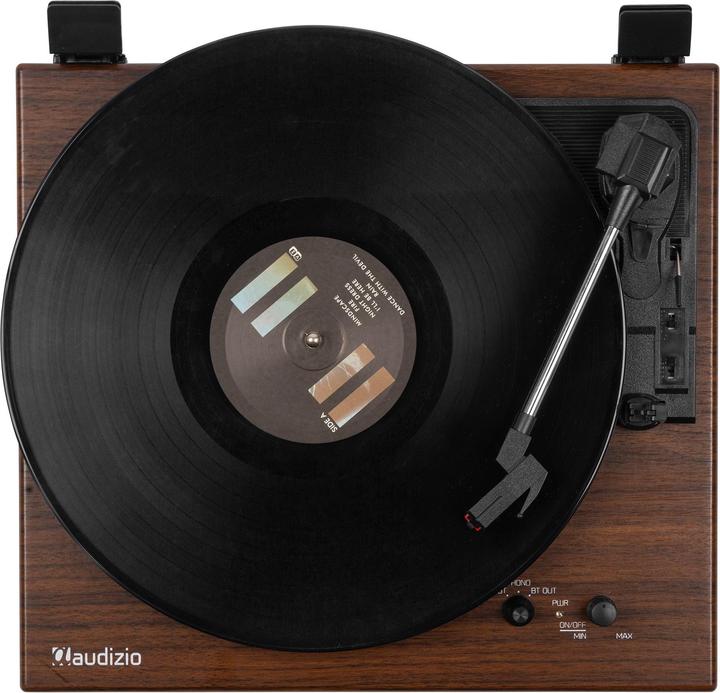 Productafbeelding Audizio Platenspeler met Bluetooth IN/OUT en Ingebouwde Speakers - RP112D - Retro - (Volautomatisch)