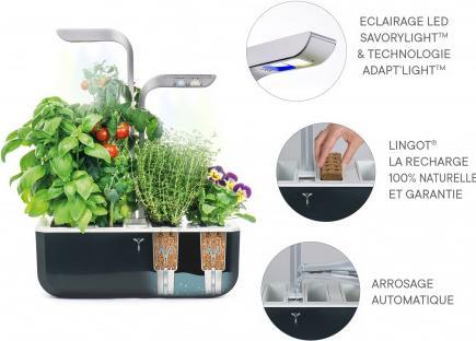 Productafbeelding Véritable VERITABLE SMART Indoor Garten schwarz inkl 4 Packs (35 x 18.50 x 45 cm)