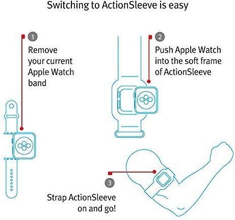 Produktbild TwelveSouth ActionSleeve Watch 45 Gray (45 mm)