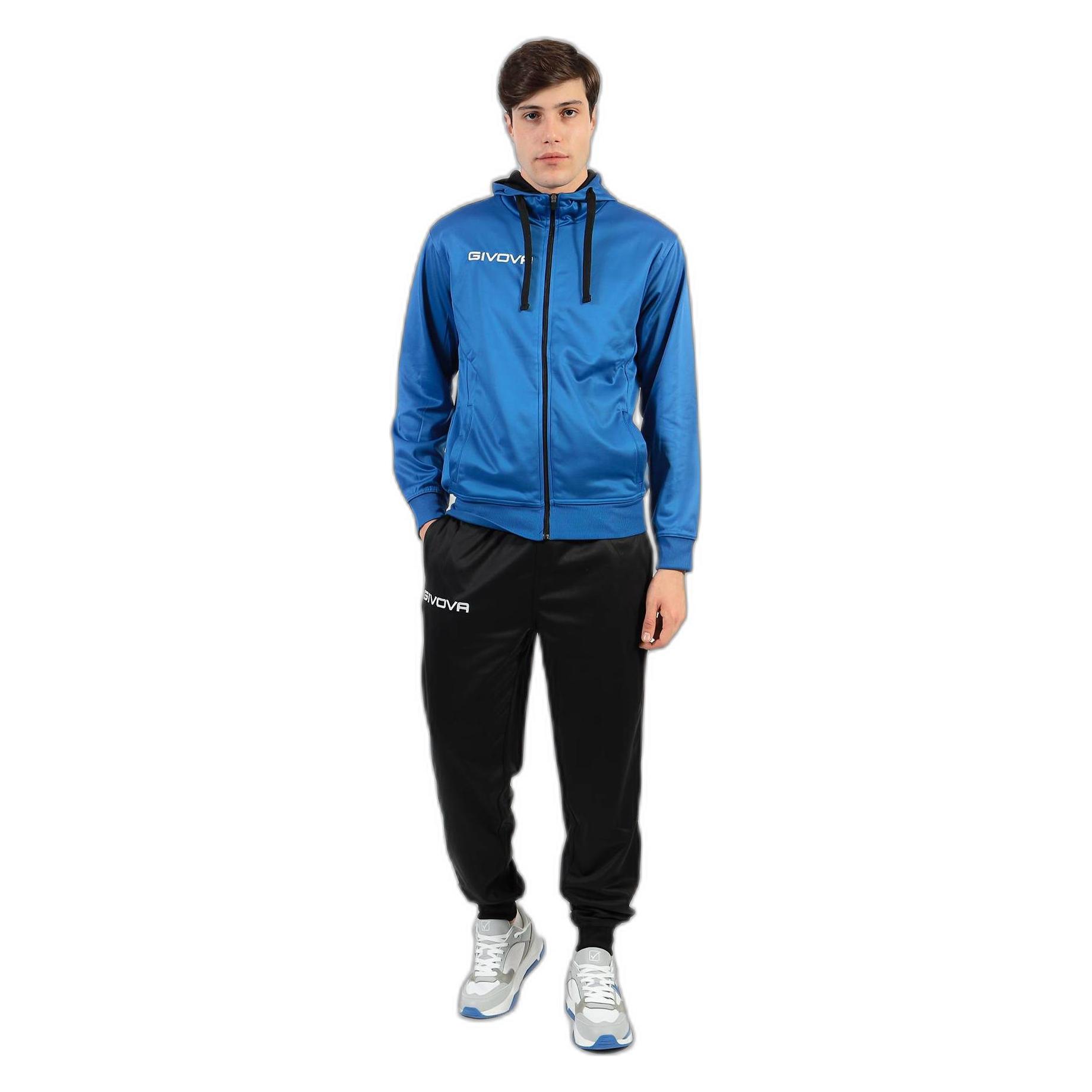 Givova, Herren, Trainingsjacken, King (Xl), Blau, Schwarz, Xl