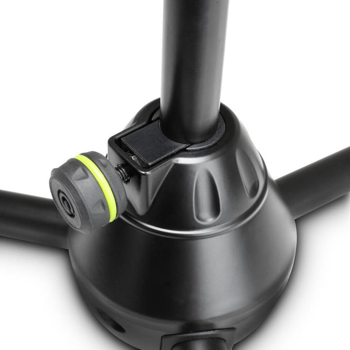 Produktbild Gravity MS 4222 B - Mikrofonständer Kurz mit Dreibein-Klappfuss und 2-Punkt Ausziehgalgen, Schwarz
