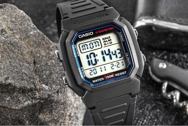 Image du produit Casio W-800h-1aves (Montre numérique, 44 mm)