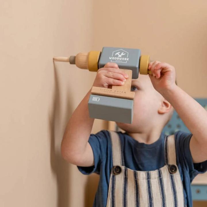 Produktbild Little Dutch Bohrmaschine aus Holz FSC