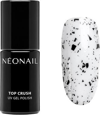 NoName Vernis à ongles UV Top Coat Gel UV Top Crush Black Gloss 7.2ml (Top Crush Noir Gloss, Vernis semi-permanent)