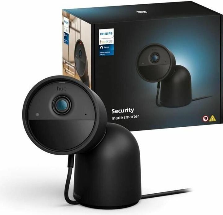 Actual product image Philips Hue Secure Wired Camera with Stand (1920 x 1080 Pixels)