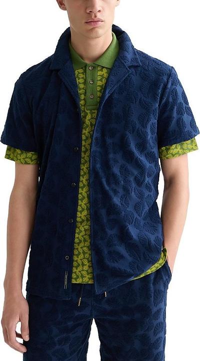 Produktbild Scotch & Soda Terry Jacquard Regularfit Kurzarmhemd (M)