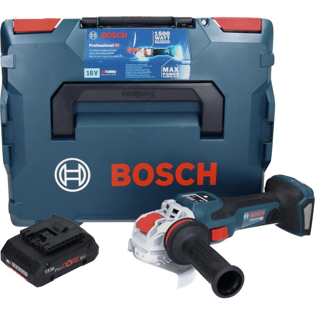 Thumbnail - Bosch Professional, Winkelschleifer, Bosch GWX 18V-15 SC Professional Akku Winkelschleifer 18 V 125 mm BITURBO X-LOCK + ...