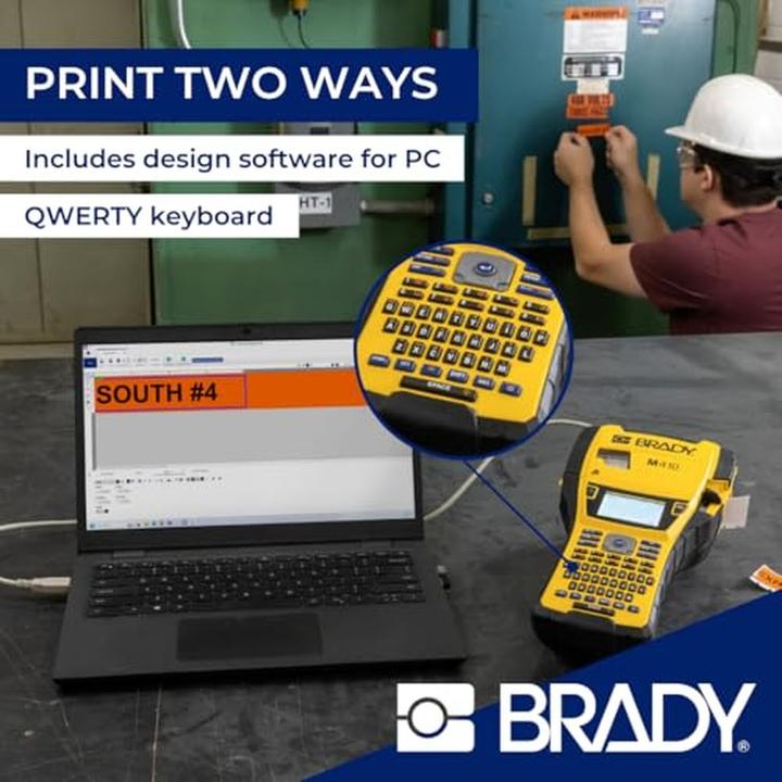 Actual product image Brady M410 Label Printer EU +