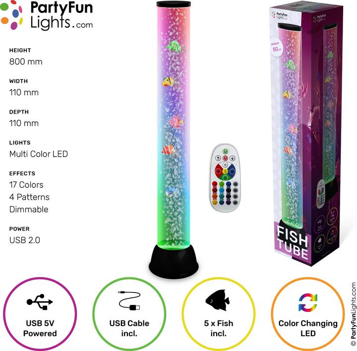 Produktbild PartyFun Lights XXL Tube Akvarium (1 Stk.)