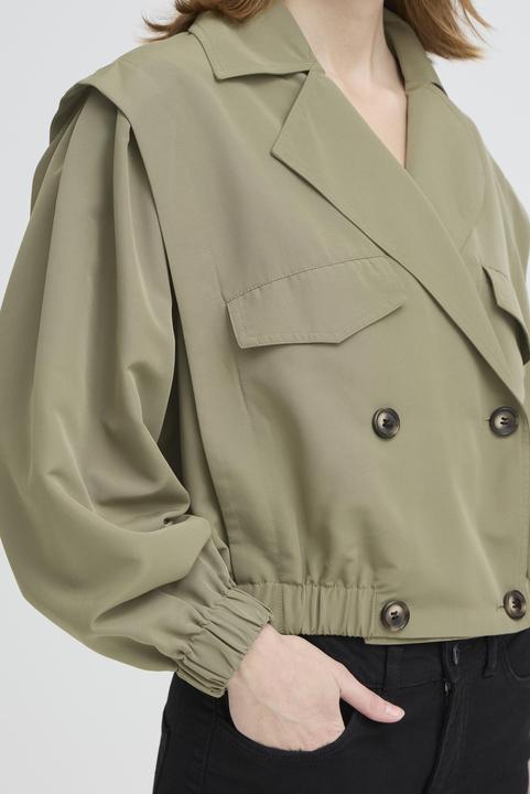 Actual product image Ichi Dames Jas Deep Lichen Green