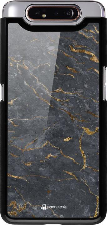 Actual product image PhoneLook Grey Gold Marble cover (Samsung Galaxy A80)