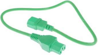 Productafbeelding ACT Netsnoer C14 - C15 groen 0,6 m (0.60 m)