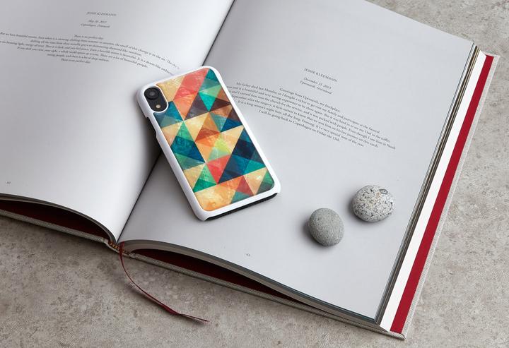 Image du produit Ikins SmartPhone case iPhone XR mosaic white (Apple iPhone XR)