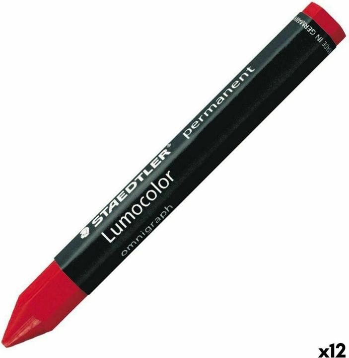 Produktbild Staedtler Lumocolor 236 omnigraph permanent 236-2 Signierkreide Rot 12 St./Pack (12 x)