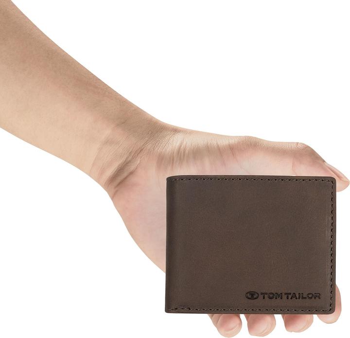 Actual product image Tom Tailor Ron wallet RFID protection leather 10 cm