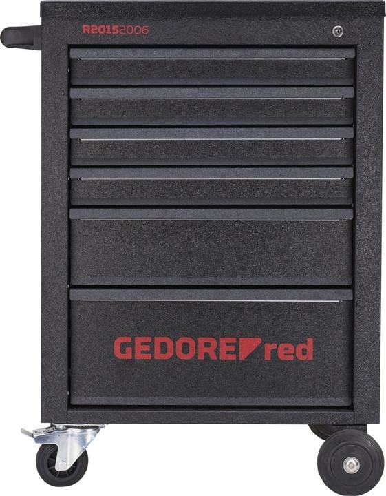 Gedore Red red R20152006 Werkstattwagen Black MECHANIC 6 Schubladen (1 x)