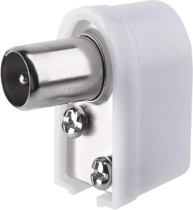 Kontakt IEC plug, pressure type, angled, 10 pcs.