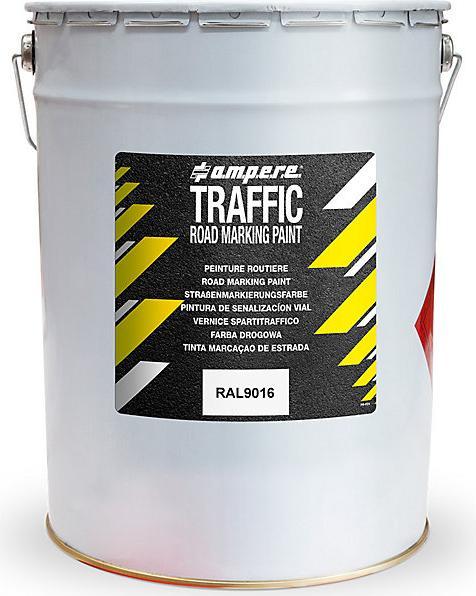 Image du produit Ampere Peinture de marquage, seau de 25 kg, blanc.