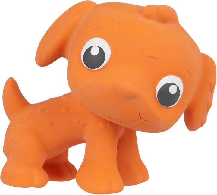 Actual product image Playgro Eco Play Natural Rubber Pooky Puppy- Orange (10188822)