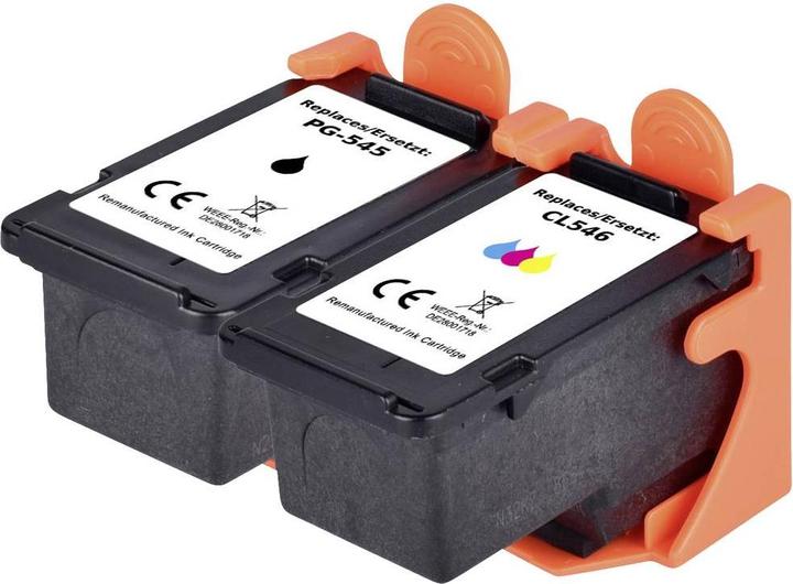 Actual product image Renkforce Ink cartridge replaces Canon PG-545, CL-546 Compatible Combi-Pack Black, Cyan, Magenta (M, FC, C, Y)