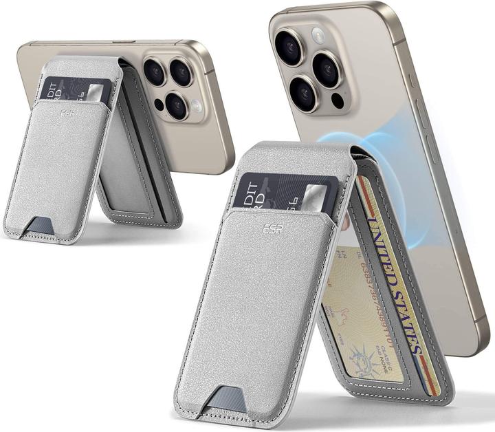 Image du produit ESR HaloLock Vegan Leather Wallet Stand (Apple iPhone 14, Apple iPhone 14 Plus, Apple iPhone 14 Pro, Apple iPhone 14 Pro Max, Apple iPhone 15, Apple iPhone 15 Plus, Apple iPhone 15 Pro, Apple iPhone 15 Pro Max)