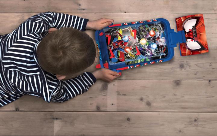 Produktbild Lexibook Marvel Spider-Man Flipperspiel (Deutsch, Englisch, Französisch, Italienisch, Niederländisch, Portugiesisch, Spanisch, 1 Spieler)