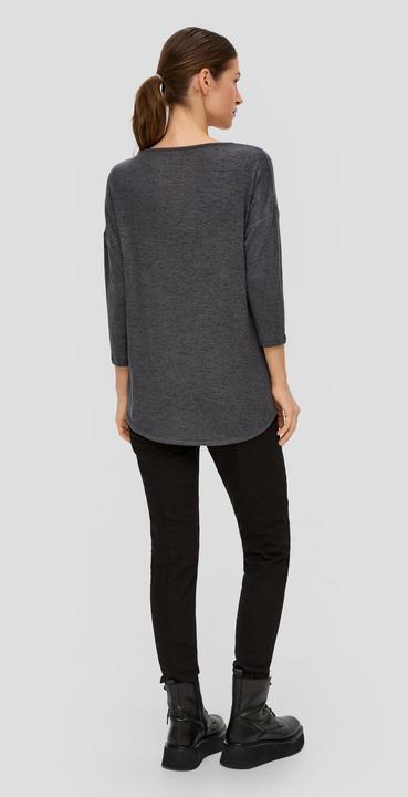 Produktbild S.Oliver T-Shirt Weiches Shirt aus Viskosemix in Melange-Optik (S)