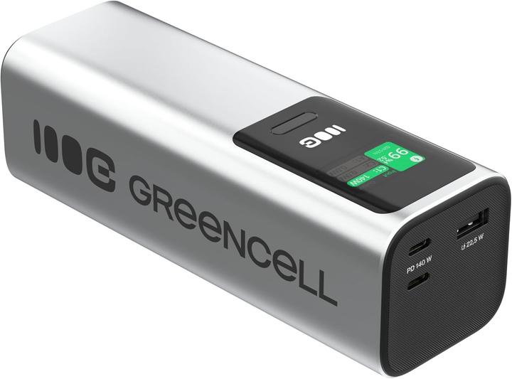 Actual product image GreenCell Powerbank PowerPlay Ultra 25200mAh Schnelles Laden 140W 2x USB-C PD 1x USB-A (25200 mAh, 140 W)