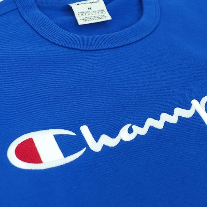 Immagine prodotto Champion Bluza męska Crewneck Sweatshirt niebieska 220254 BS008 M (M)