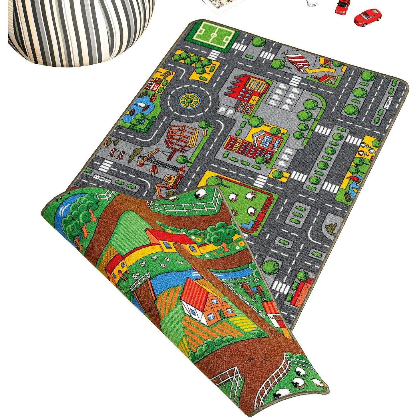 Sombo, Spielteppich + Spielmatte, City Farm (100 x 190 cm)