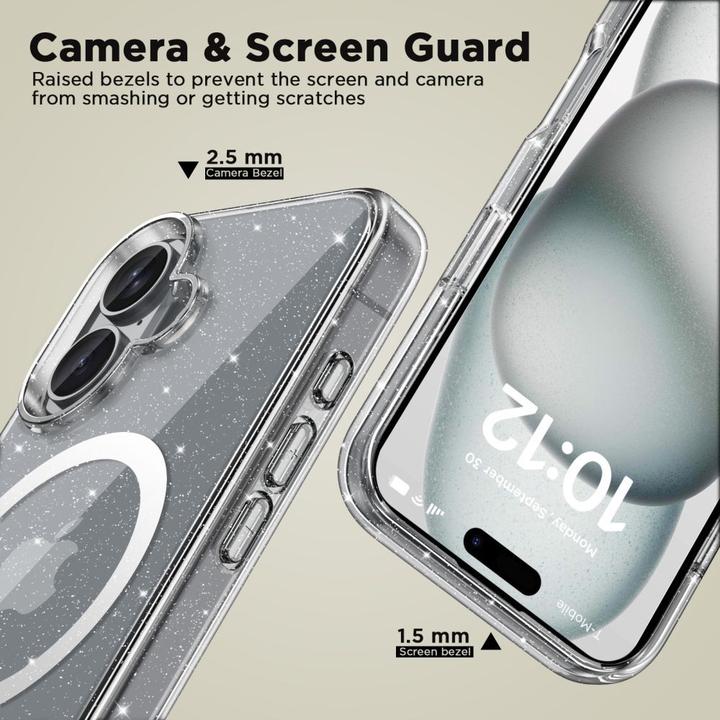Produktbild Tech-Protect FlexAir Hybrid MagSafe iPhone 16 Case - Clear (Apple iPhone 16)