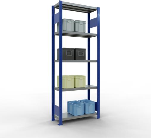 Actual product image Schulte Lagertechnik MULTIplus250 basic racking system with length ledgers