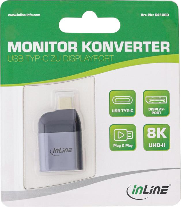 Produktbild InLine Videoadapter (USB Typ-C, 40 cm)